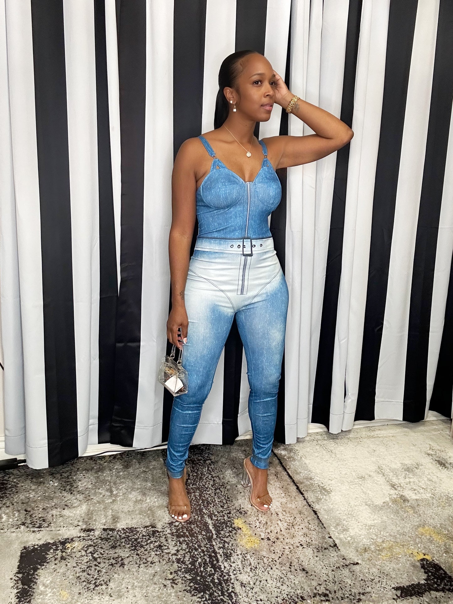 Denim Cloud Jumpsuit