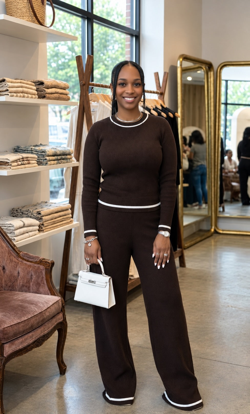 The Harper Knit Cargo Set