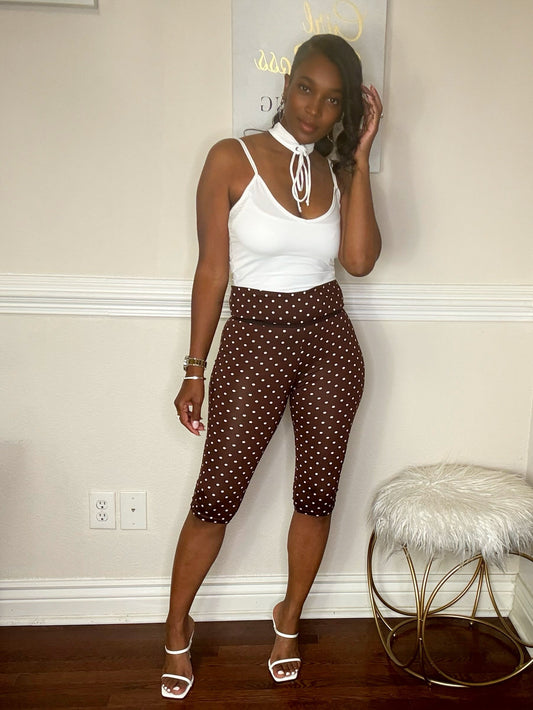 Dot Me Up Capri Leggings