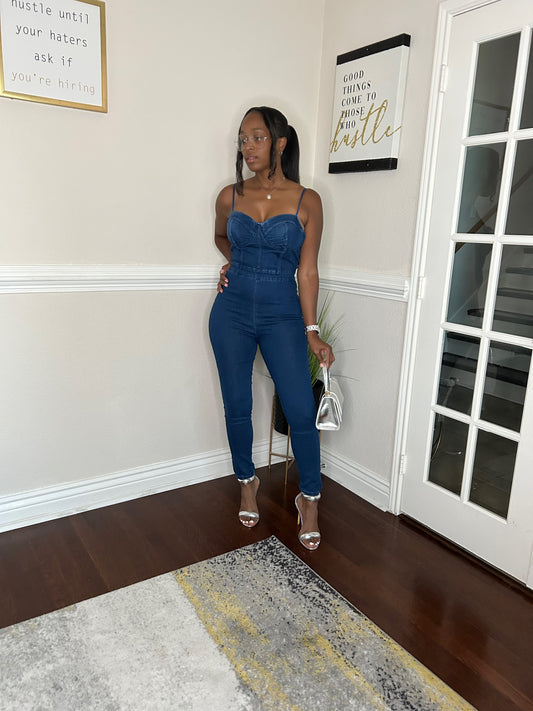Denim Fine Jumpsuit
