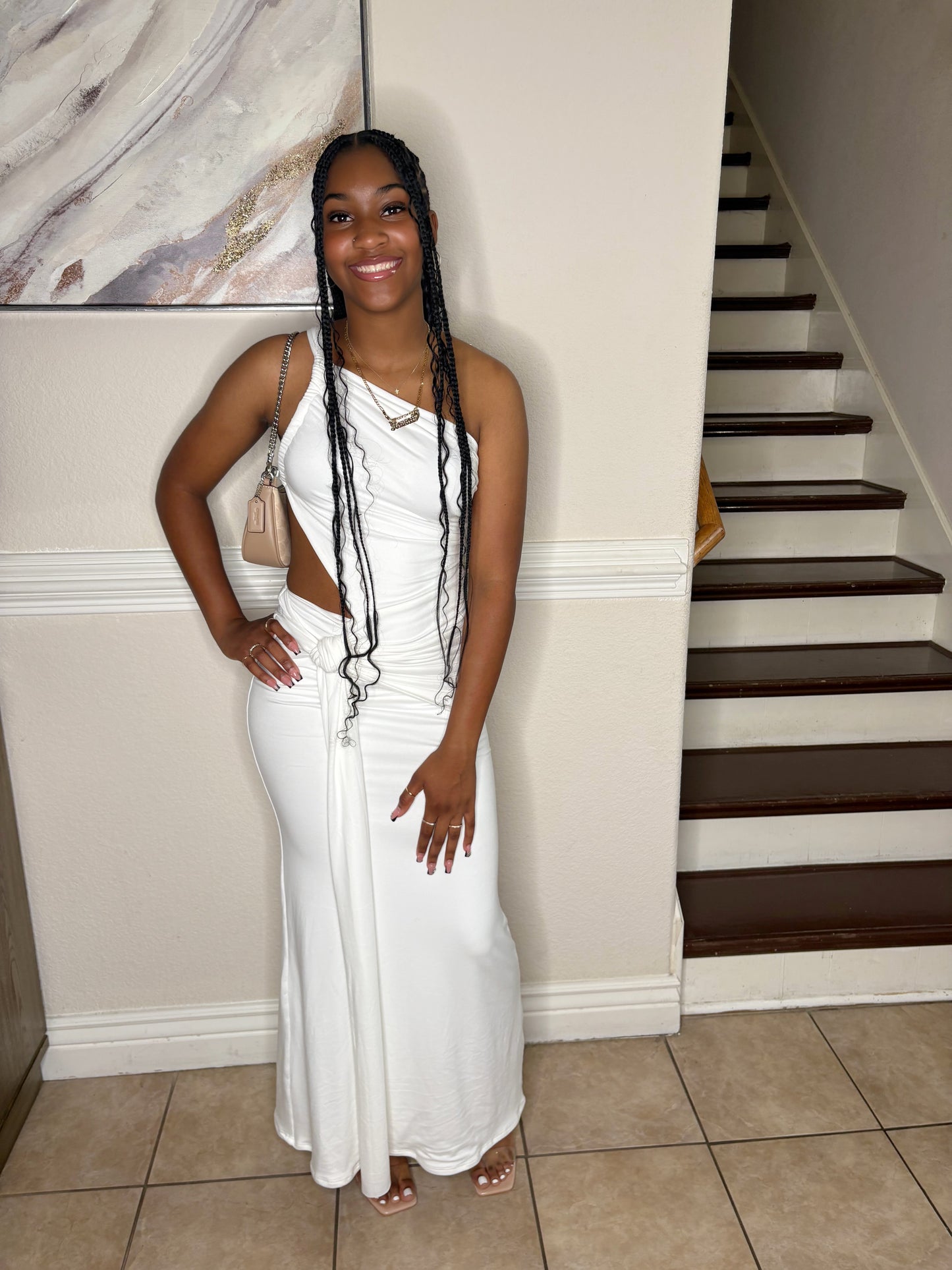 Angel Aura Maxi Dress
