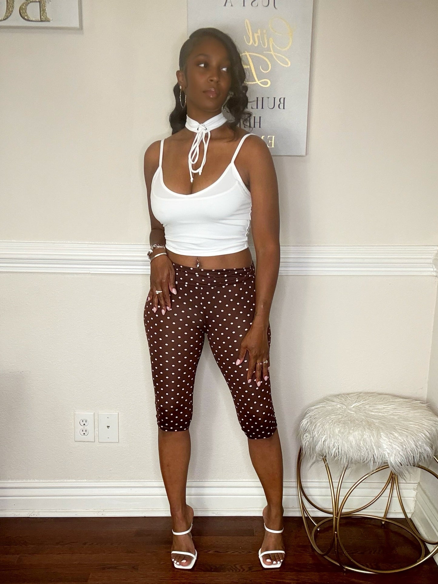 Dot Me Up Capri Leggings