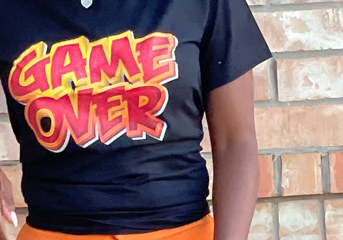 Game Over T - Shirt (also available in black)